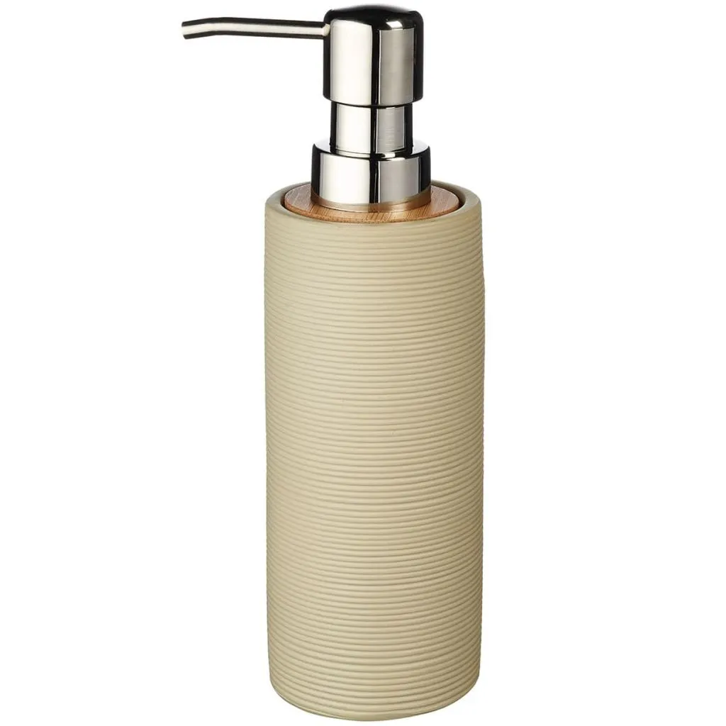 Dispenser Sapone RIDDER Roller Beige | 290ml Sicuro per Famiglia