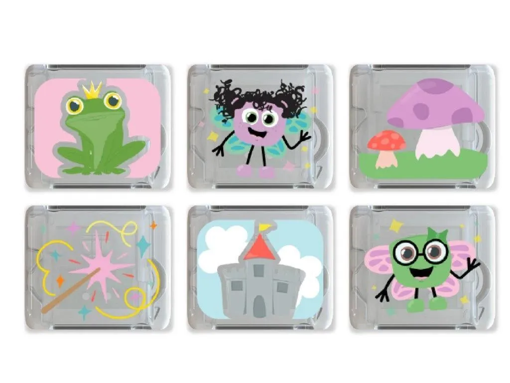 Glo Pals Cubes Lumineux pour l'Eau - Édition Contes de Fées Pack de 4