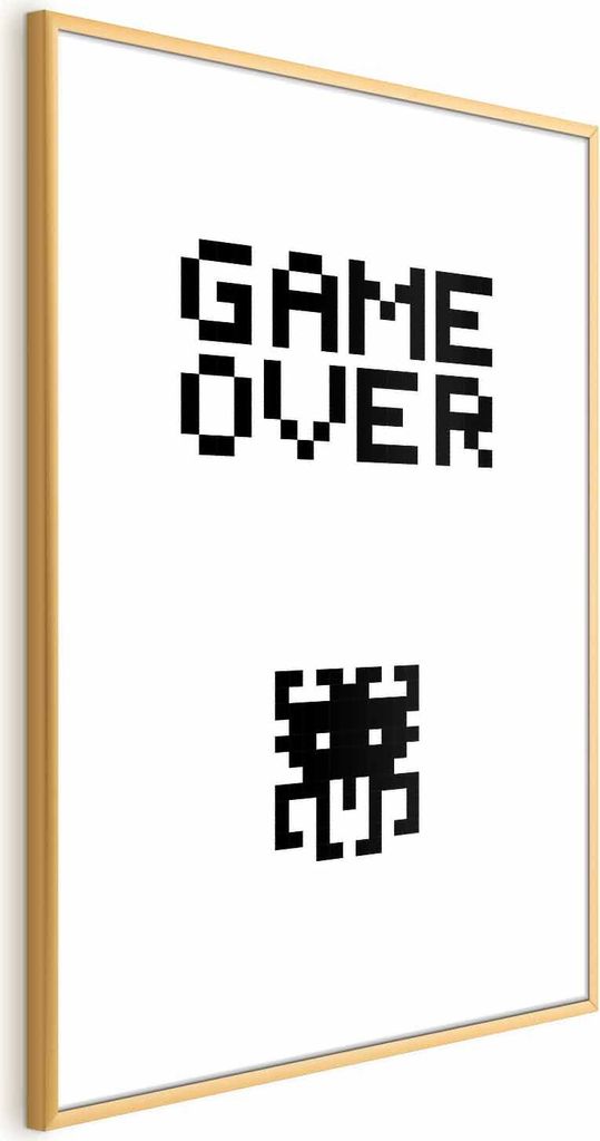 Posterpapier Poster - Game Over 40x60 cm Für Kinder i-A-0151-ao-a