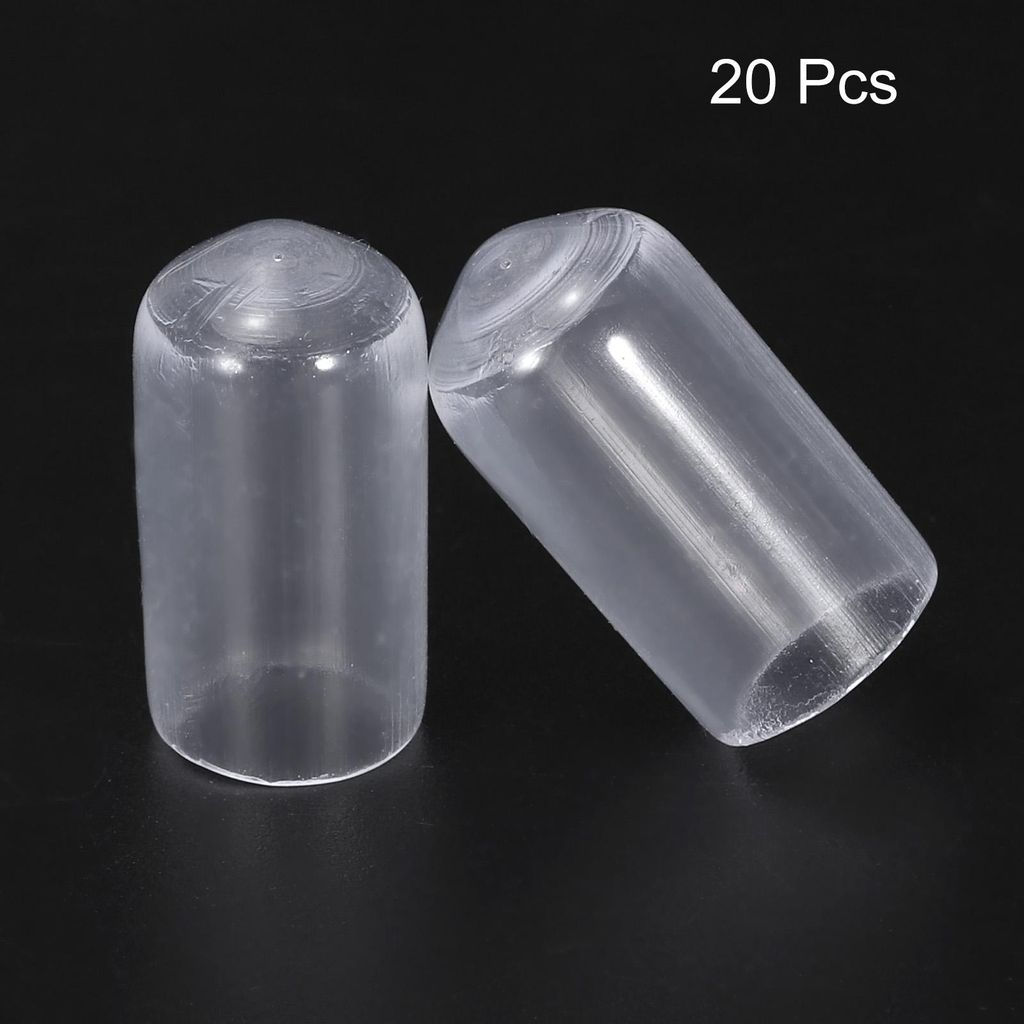 20 Stš¹ck Gummi Endkappen 8 mm Gummikappen PVC Schutzkappen Abdeckung Fu?kappen fš¹r Stuhlbeine Tischbeine M?bel Schrauben Bolzen Gewinde Metal...