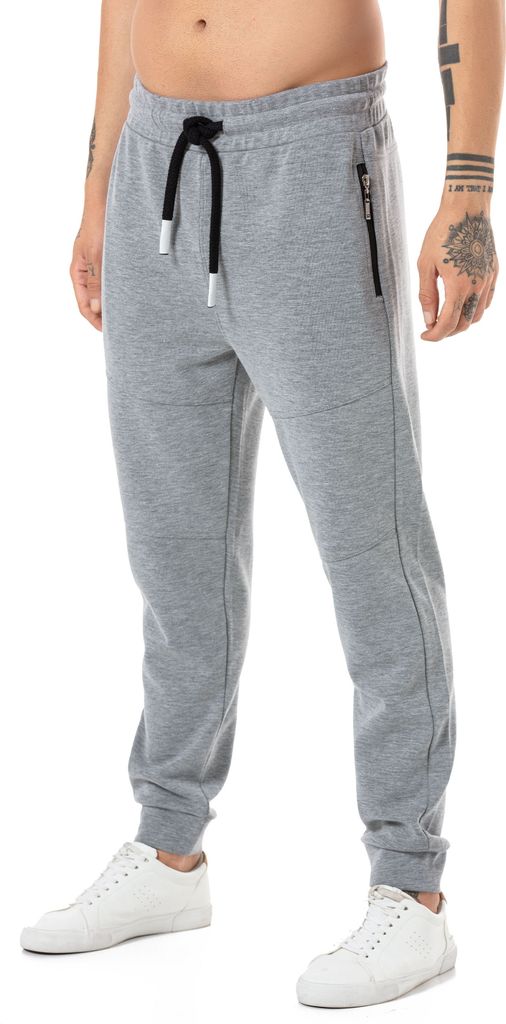 Red Bridge Herren Jogginganzug Sweat Jacke und Hose Set Grau S