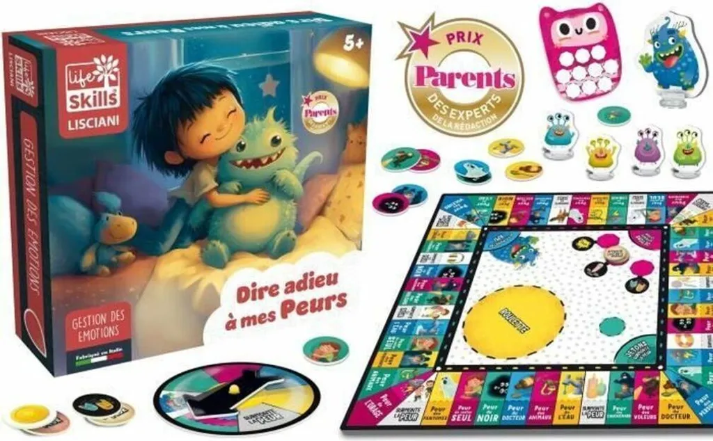 Lisciani Jeu Peurs avec Cartes Illustrées et Méthode d'Éveil Douce - 2
