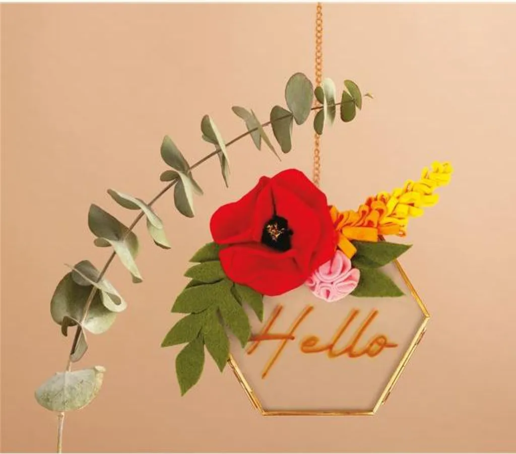 Kit DIY Déco Cadre Fleuri Graine Creative - Activité Manuelle Fleurs