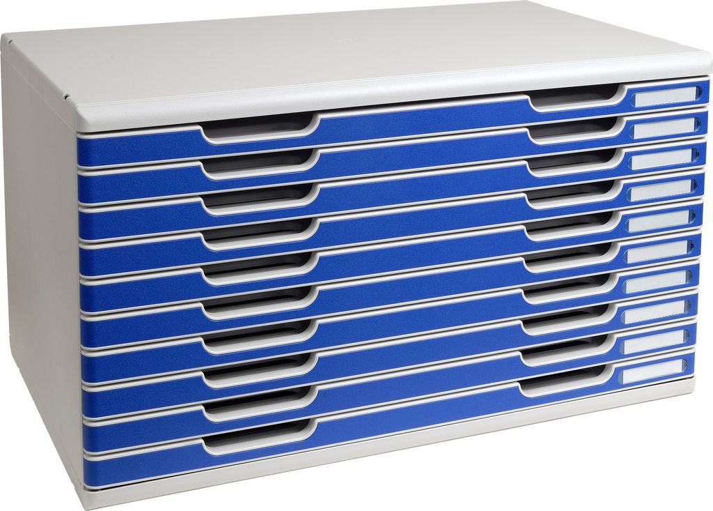 Exacompta Module de classement Modulo Office 10 tiroirs A3 Image du produit 