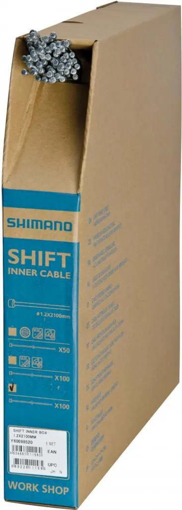 Câble de Dérailleur pour Vélo de Route et VTT Shimano 2100mm - 100 Pièces