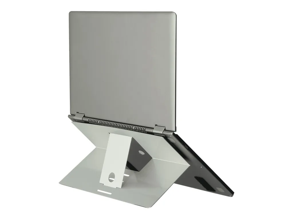 Support Elevateur pour PC Portable R-Go Riser en Aluminium Gris Argent