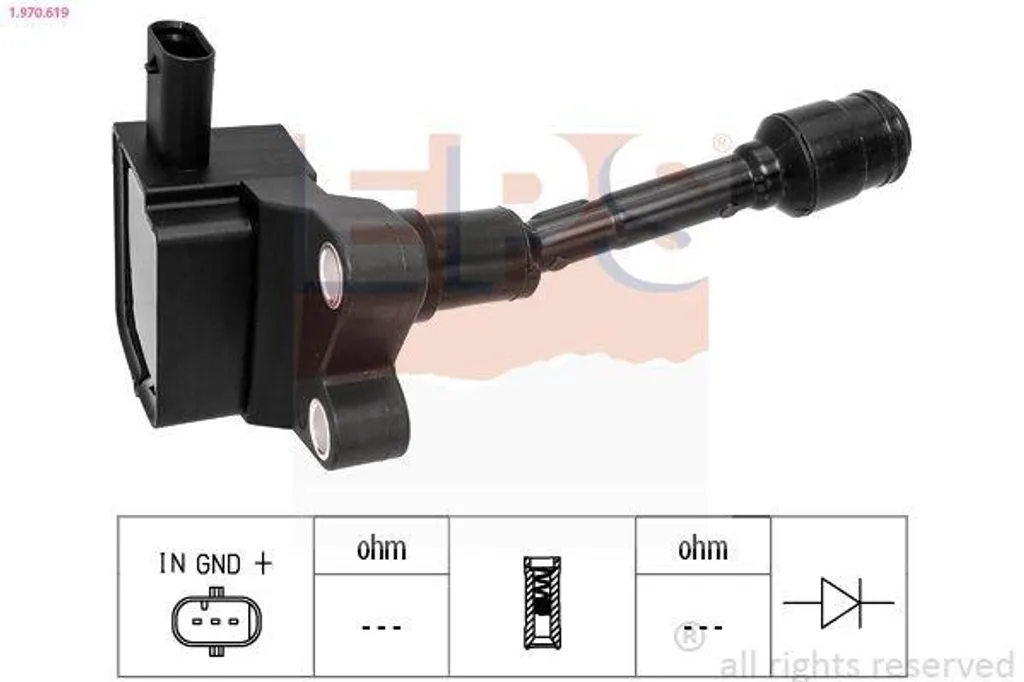 Solution ratés moteur : Bobine d'allumage EPS pour FORD Focus et Fiesta
