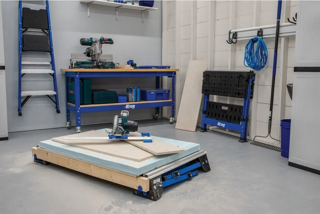Établi de travail pliable Kreg KWS500 : support de serrage extensible - 10