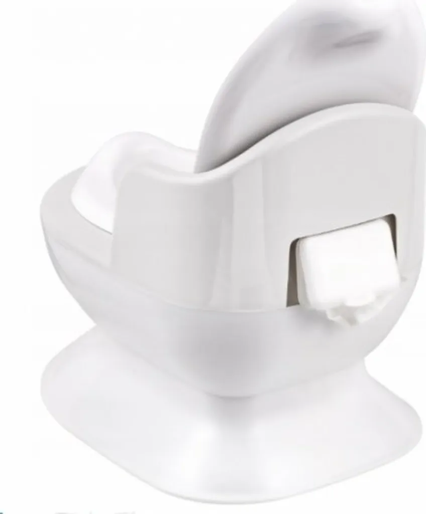 Toilettes portables pour bébé pot d'apprentissage blanc ergonomique