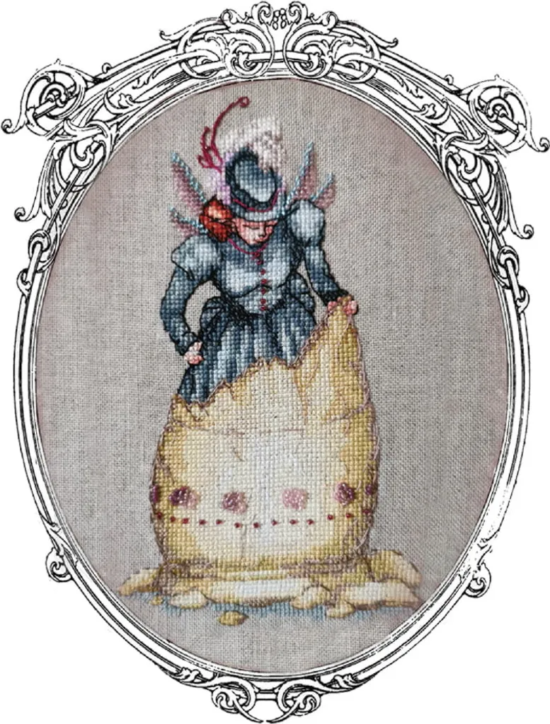 Schema Punto Croce Nimue Lili 159-h10k | Lino 32ct e Perline Seta