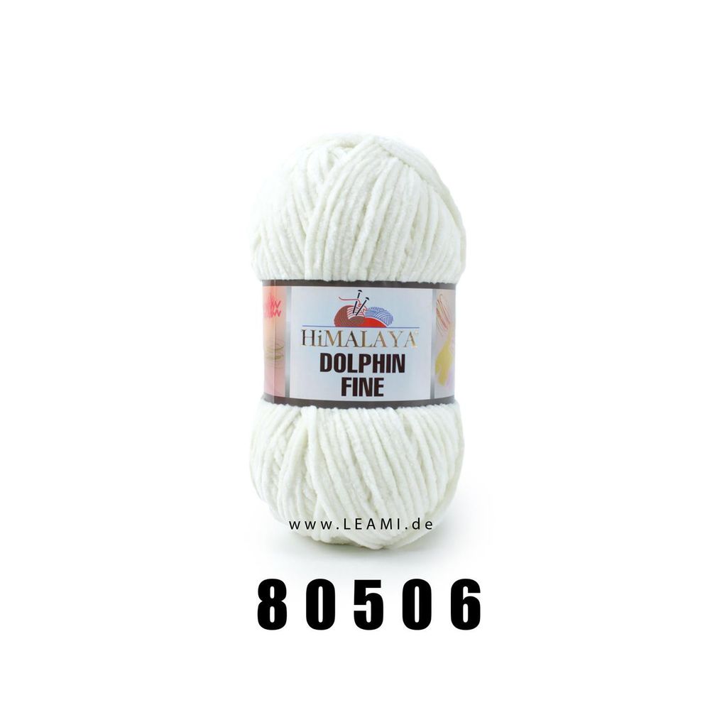 Himalaya Dolphin Fine 506 Creme Wolle, 100% Polyester, 175m/100g, weich & zart