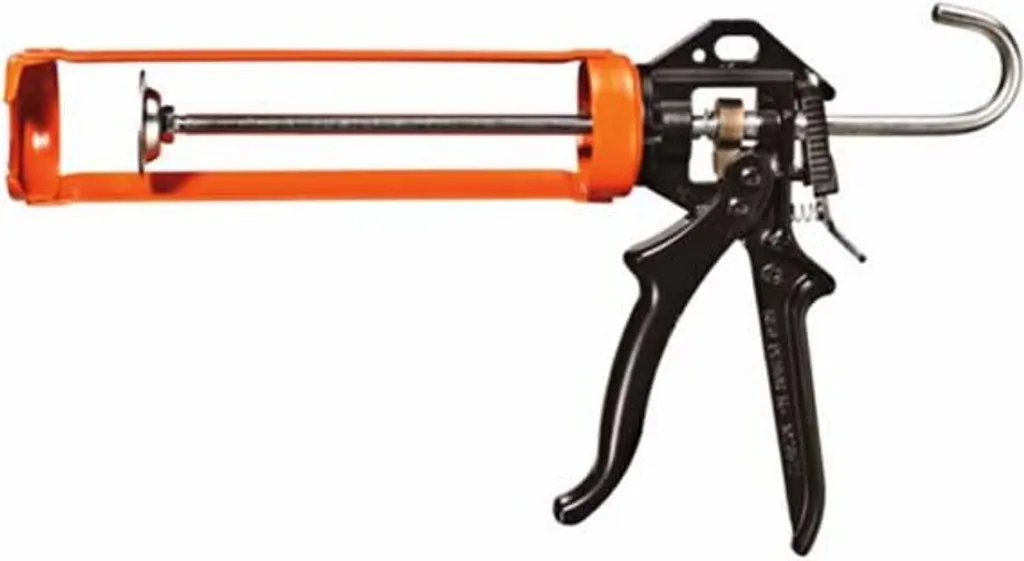 Pistolet à silicone anti-blocage à dents pour application fluide
