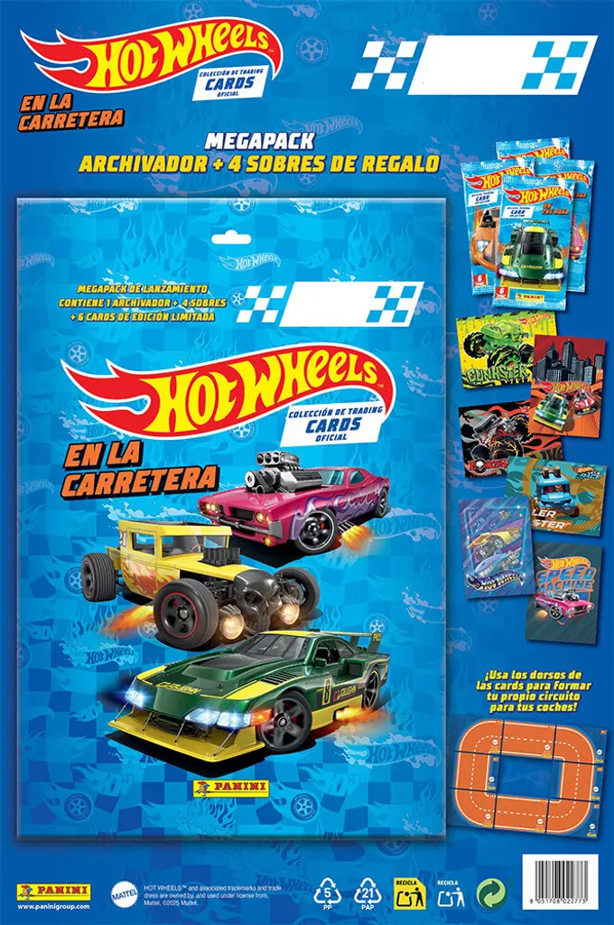 Cadeau Enfant : Pack Panini Hot Wheels - Album et Images à Collectionner