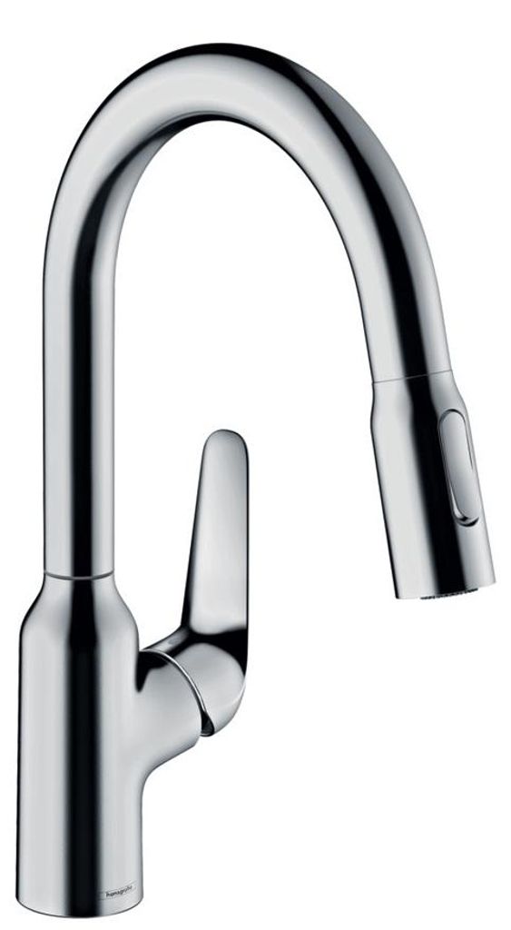 Hansgrohe Spültischmischer 180 Focus M42 Eco Ausziehbrause Produktbild 