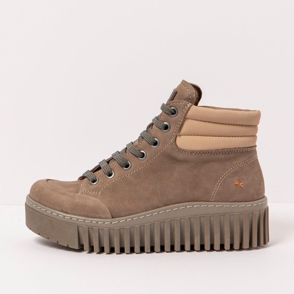 Art Schnürstiefel Damen 1532 NOBUCK TAUPE/BRIGHTON Farbe Beige