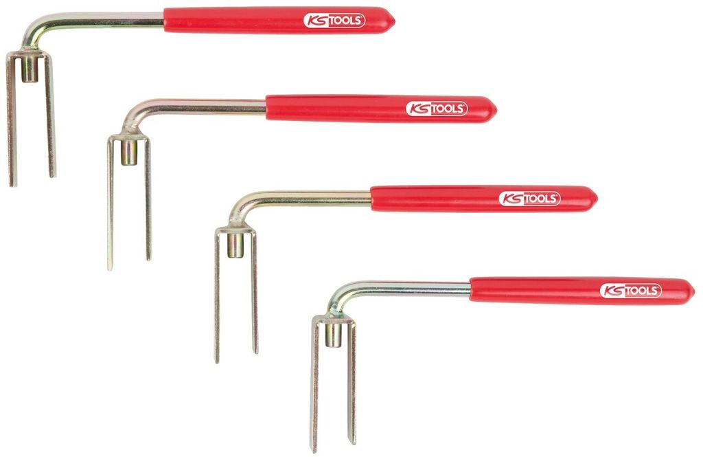 KS Tools Bremsleuchten-Demontage-Gabel-Satz für Mercedes, 4-tlg, 150.1691
