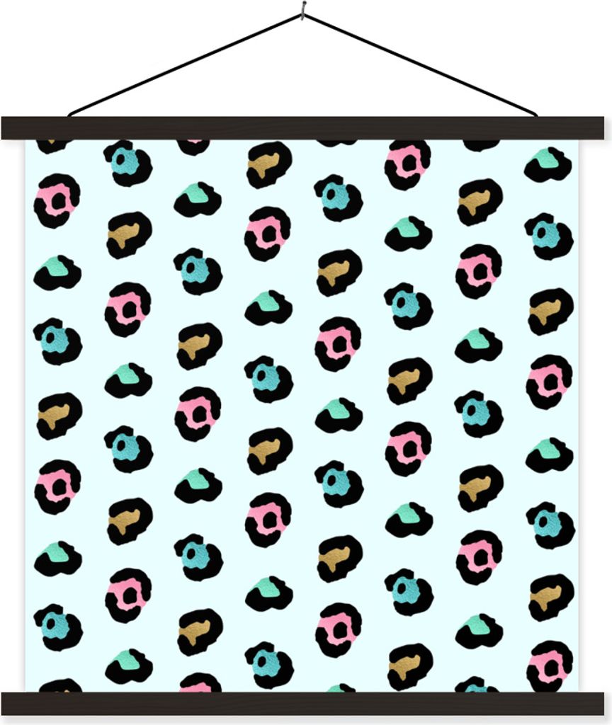 MuchoWow® Textilposter Pantherdruck - Farben - Muster Produktbild 