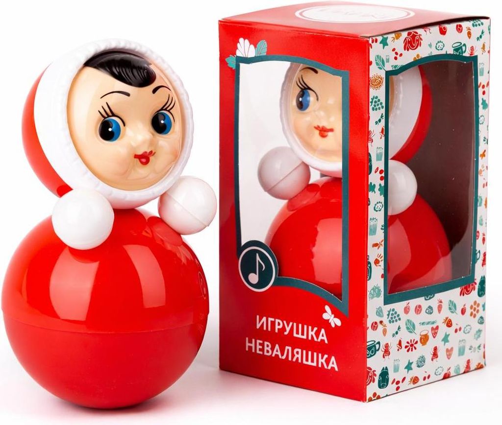 Stehaufpuppe „Mädchen“ – Klassik, 22–23 cm Produktbild 