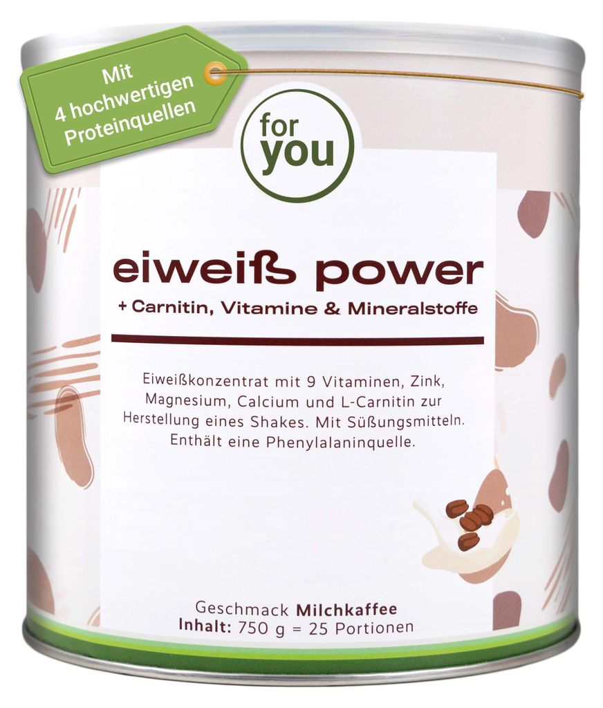 for you eiweiß power Milchkaffee Produktbild 