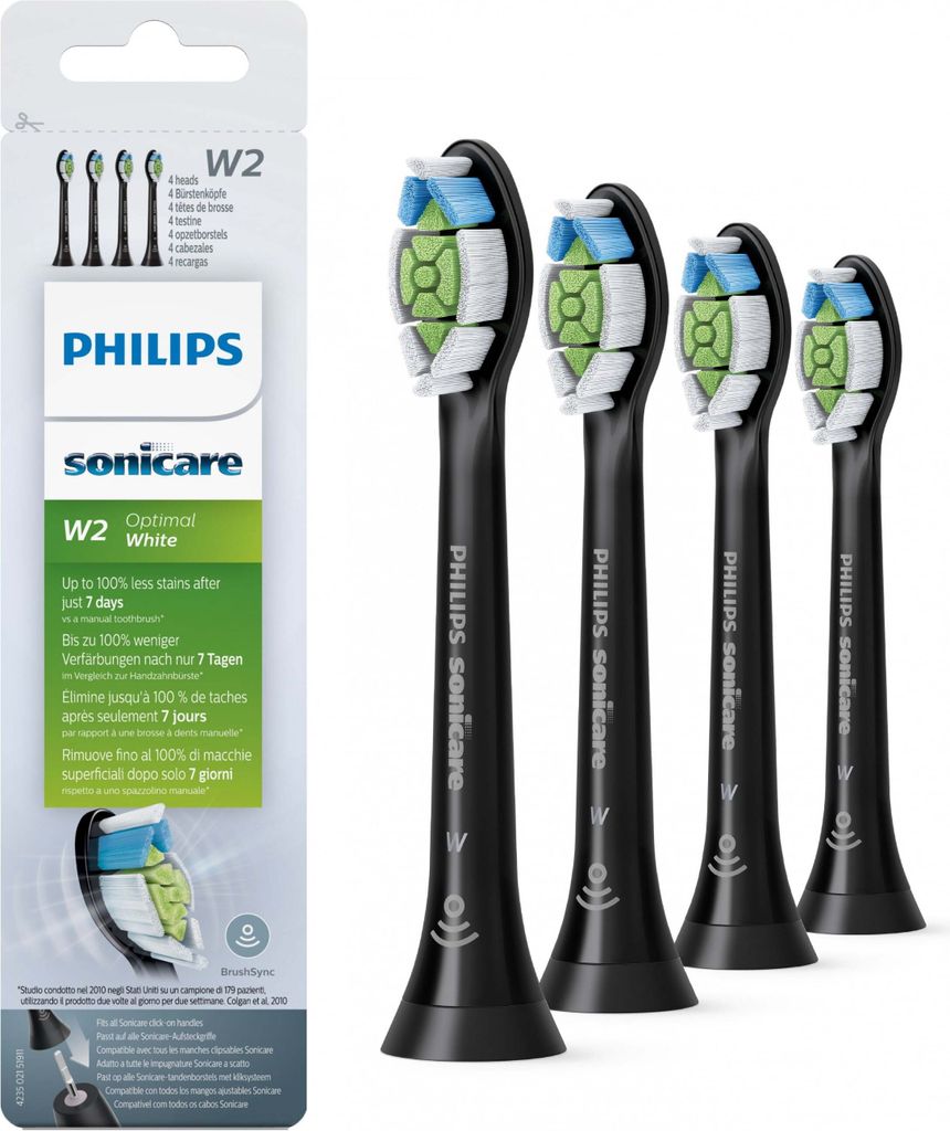 Philips 4 standardowe główki szczoteczki sonicznej, 4 szt., Zdjęcie produktu 