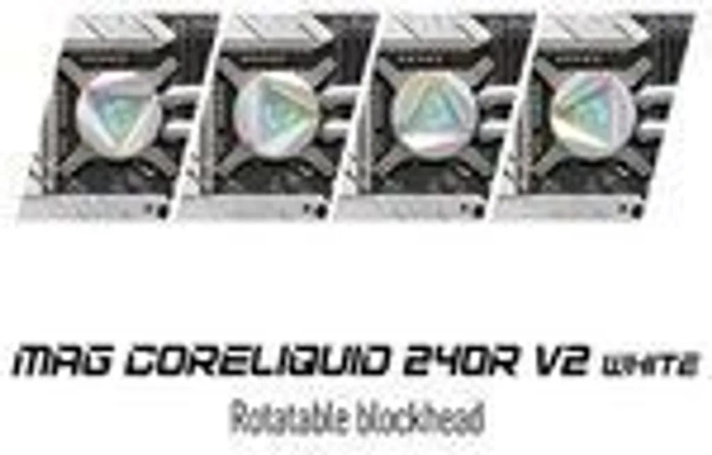 Refroidisseur CPU MSI MAG CORELIQUID 240R V2 Silencieux et ARGB 240mm - 7