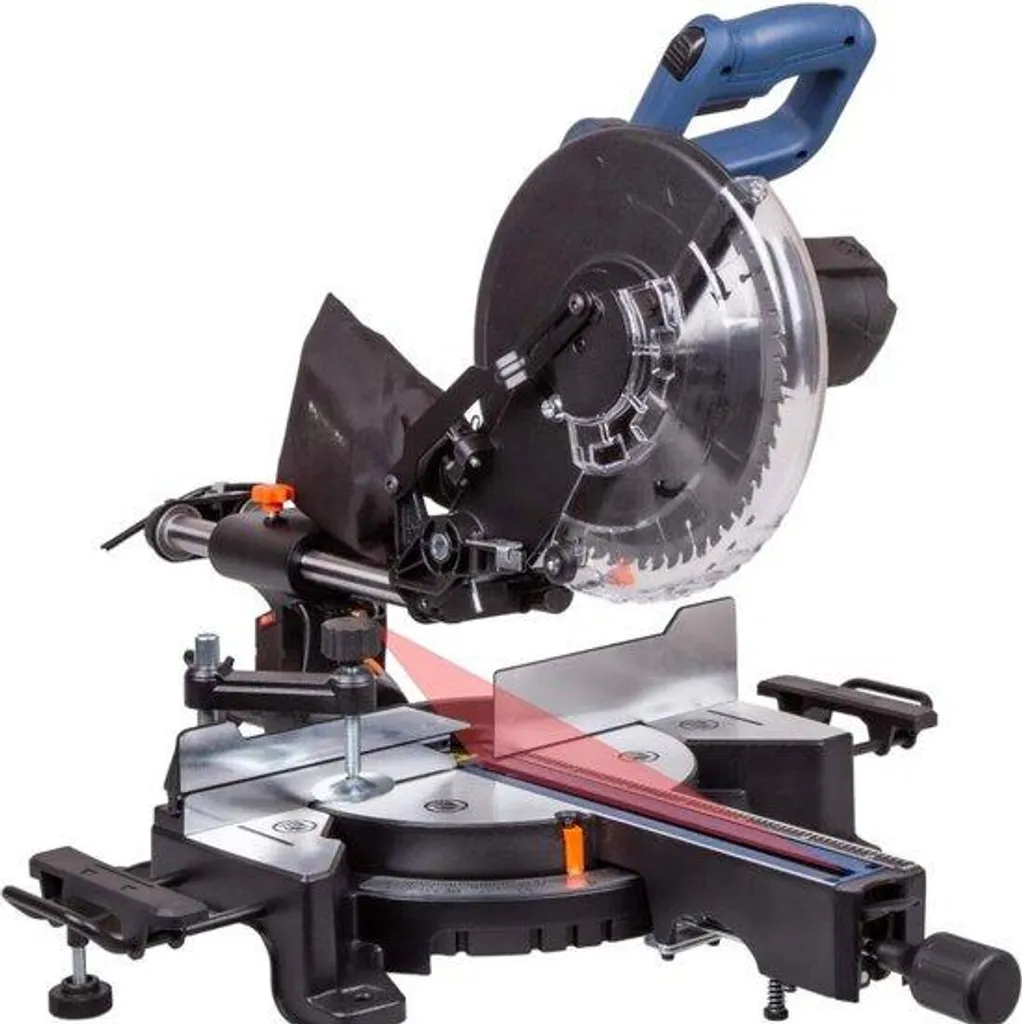 Machine de découpe circulaire 185mm filaire avec guide laser rouge