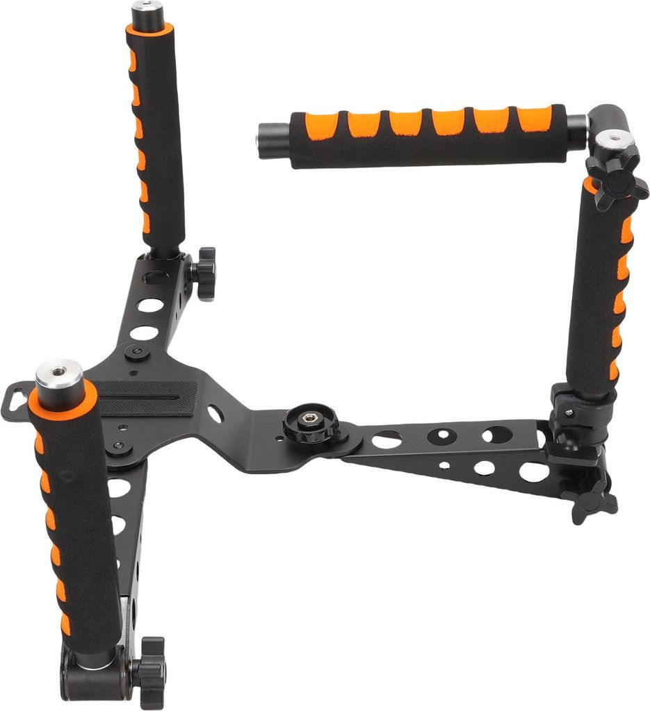 Camera Shoulder Support Rig Kit für DSLRs Video Camcorder Stabilizer Kit mit einstellbarer Höhe Griff Aluminiumlegierung faltbar