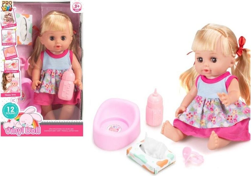 36cm čůrající panenka se zvuky Obrázek produktu 
