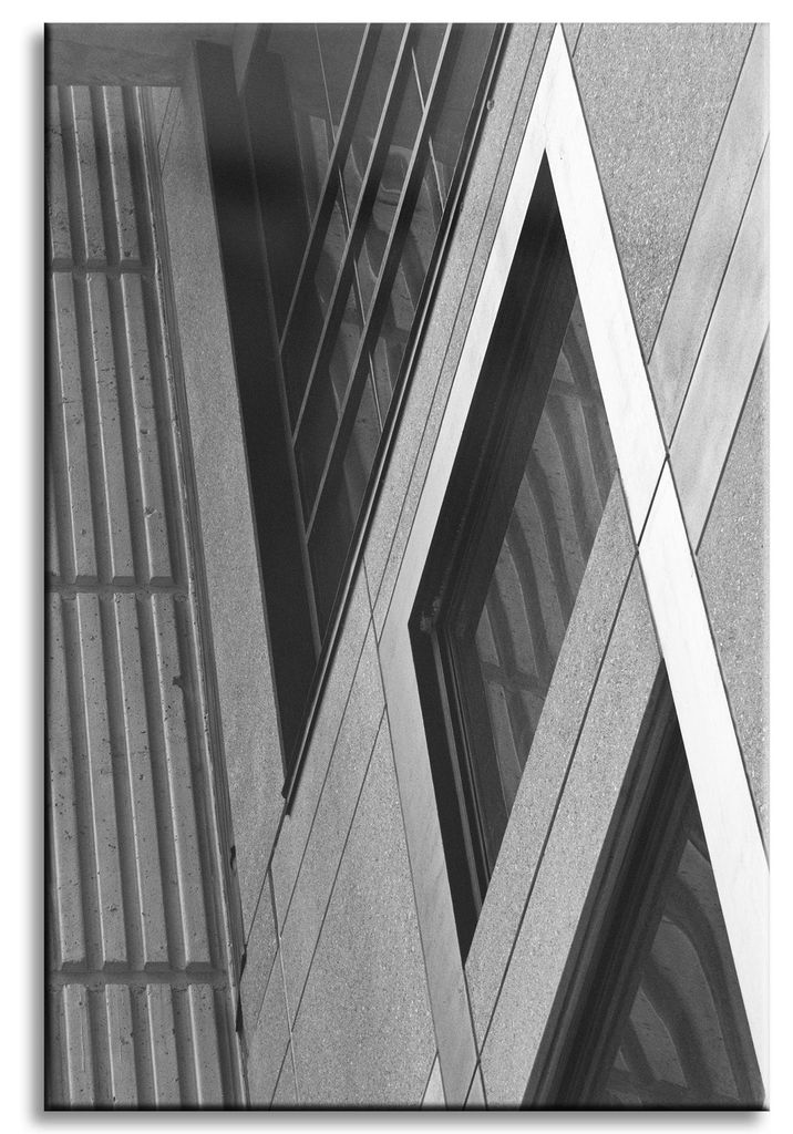 Leinwanddruck Architektur Betonwand 40x60