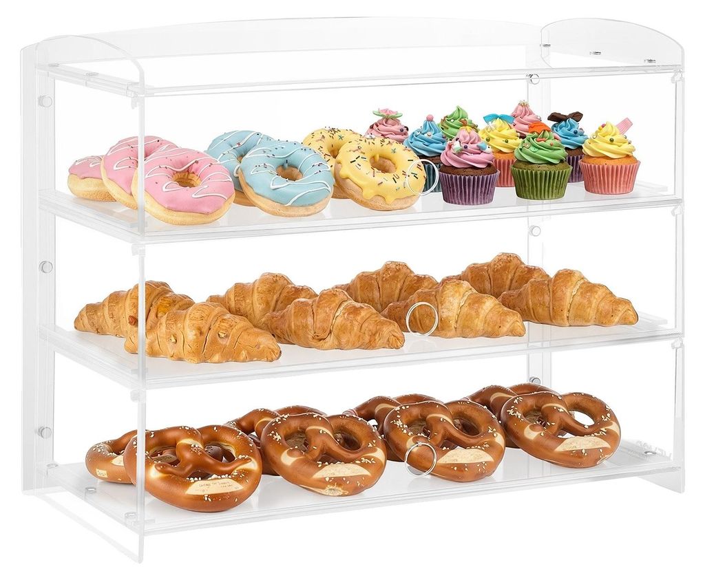 Vitrina para pastelería VEVOR, de 3 niveles, vitrina Imagen del producto 