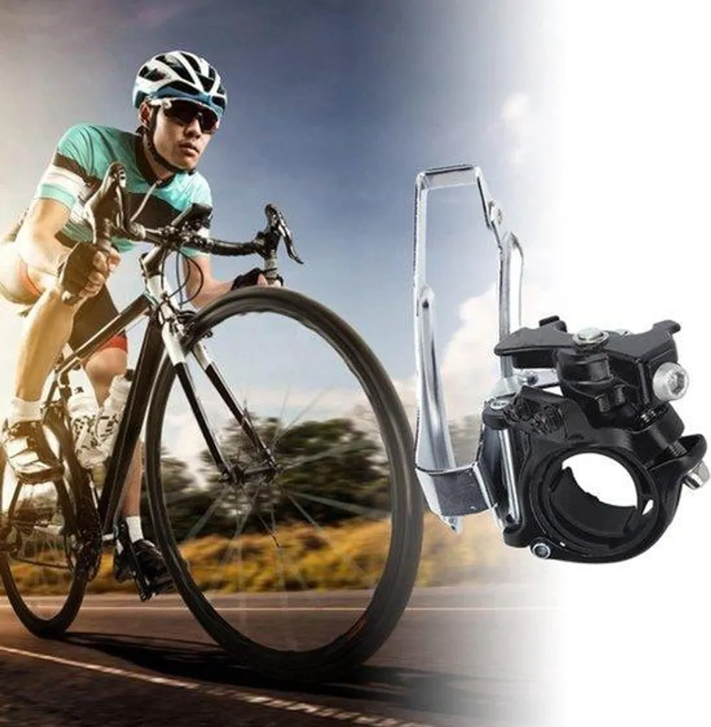 Dérailleur avant VTT pour pédalier 42-34-24T et 42-32-22T haute rigidité