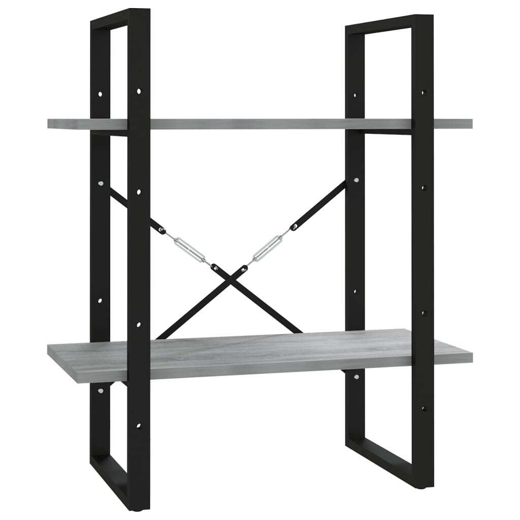 VidaXL 821307, Szary, Dąb, Metal, Drewno, 600 mm, 300 mm, Zdjęcie produktu 
