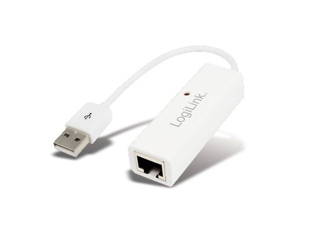 Logilink Adapter USB 2.0 -> RJ45 Fast Ethernet weiß