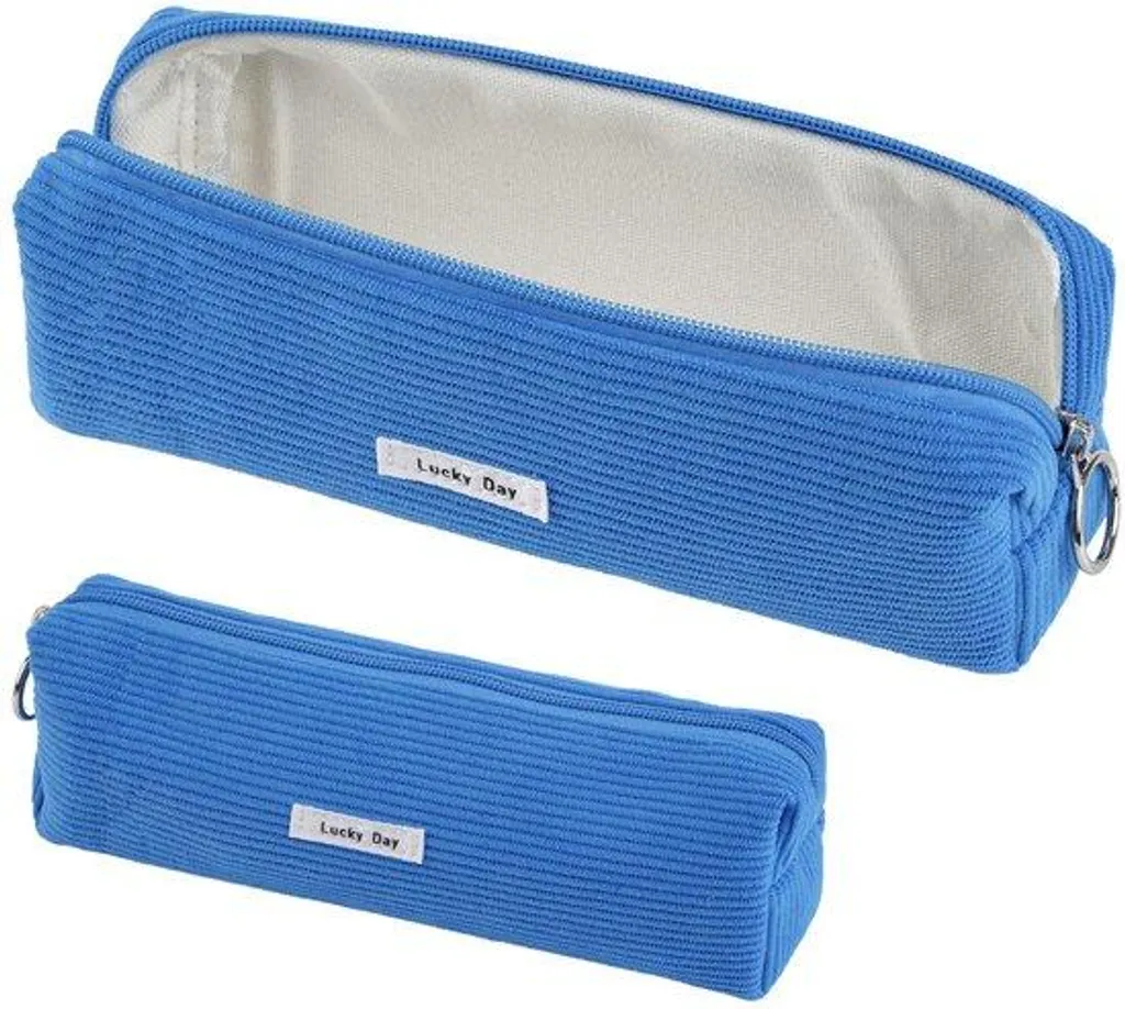 Trousse de rangement bureau en velours pour organiser vos stylos