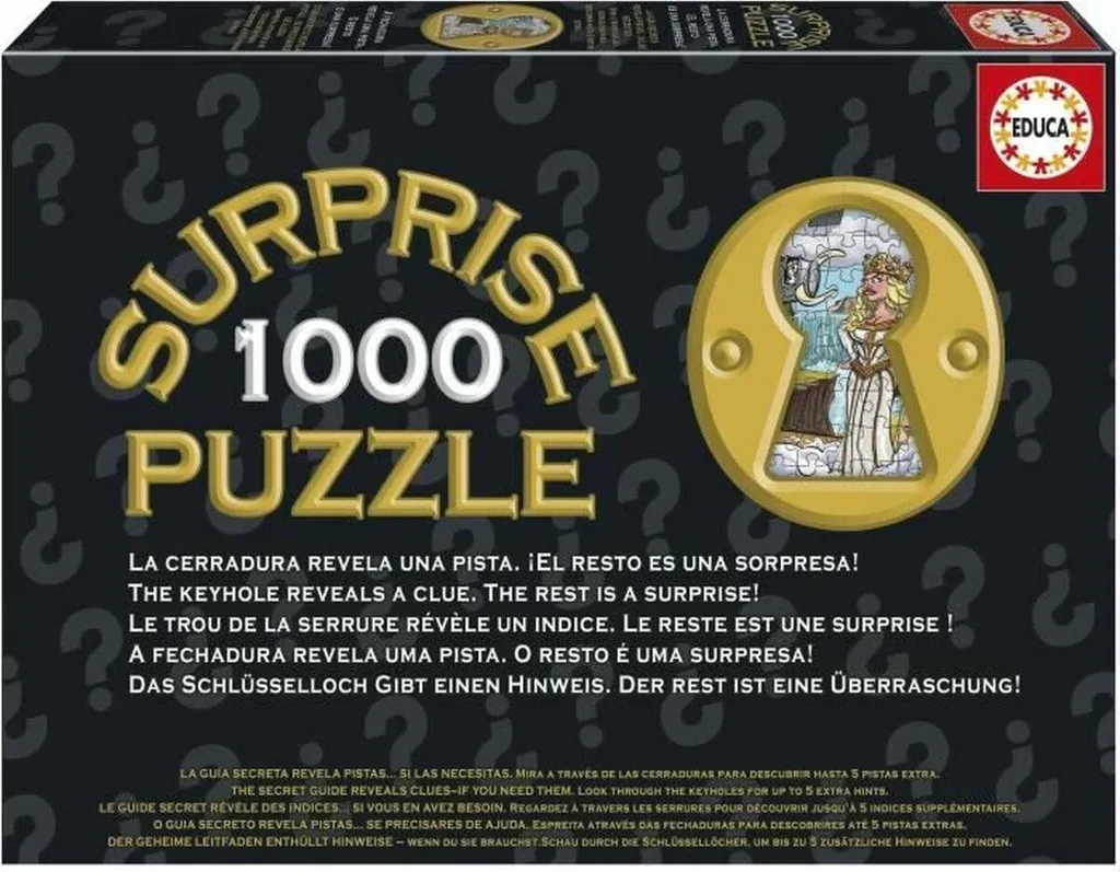 Puzzle Educa 1000 pièces Mesa Redonda de Caballeros - Modèle 19253