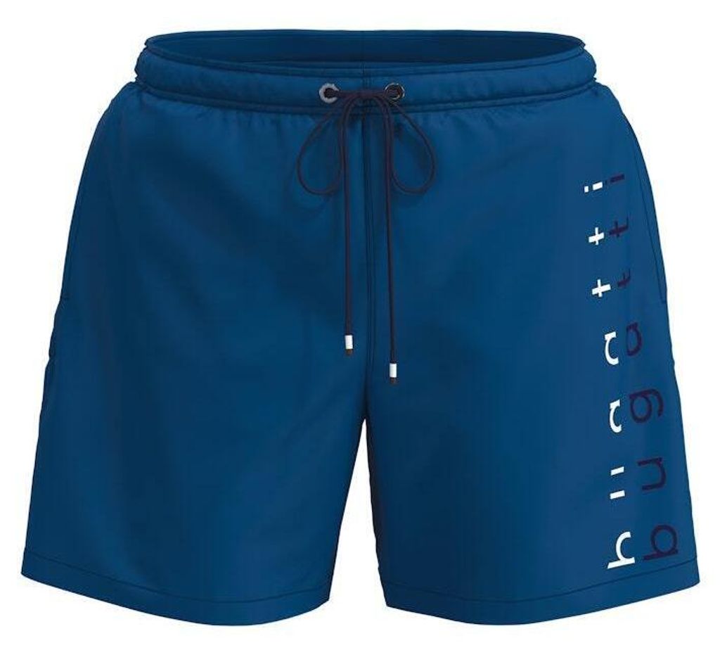 bugatti Badeshorts mittellang Amalfi 620 blue medium solid 5
