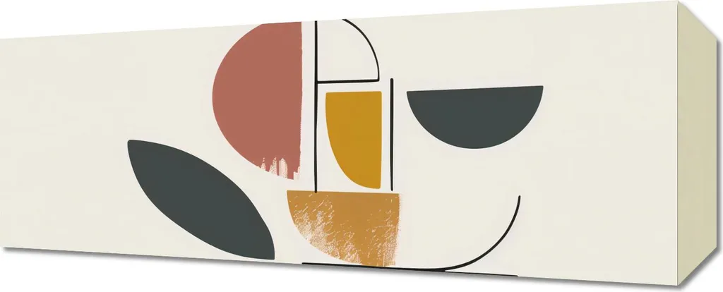 Image Sphère Couleurs 50 x 20 cm - Idéal pour Décorer un Bureau ou Salon