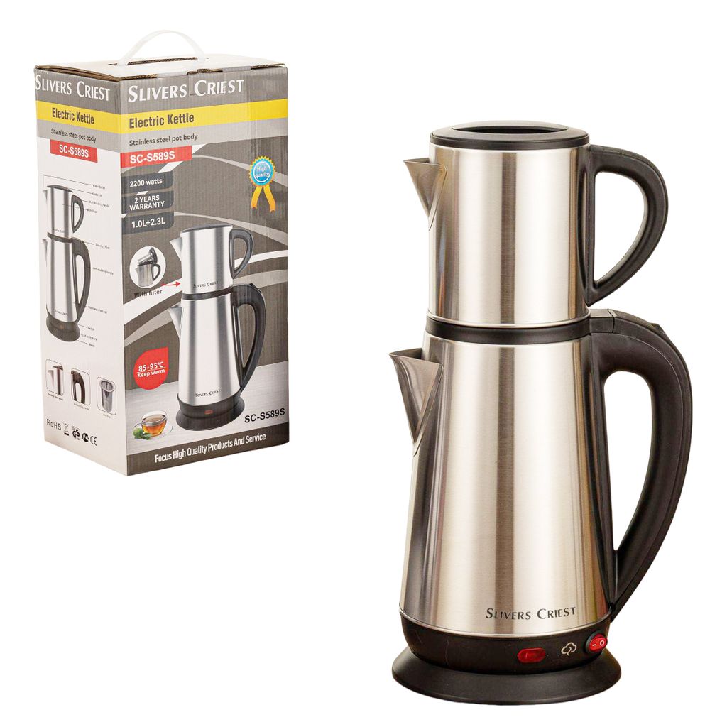 Wasserkocher, 2200W, 1.0L + 2.3L, unabhängige elektrische Produktbild 11