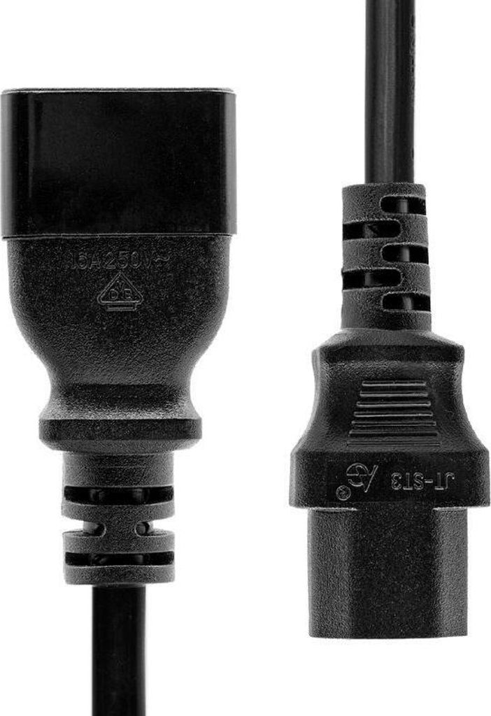 ProXtend C13 auf C20 Netzkabel 0,5 m, Schwarz, PC-C13C20-0005