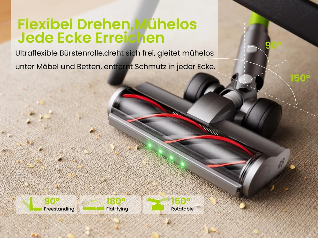 Aspirateur à main SmartAI 65000Pa - Performance extrême et 80 min de batterie - 12