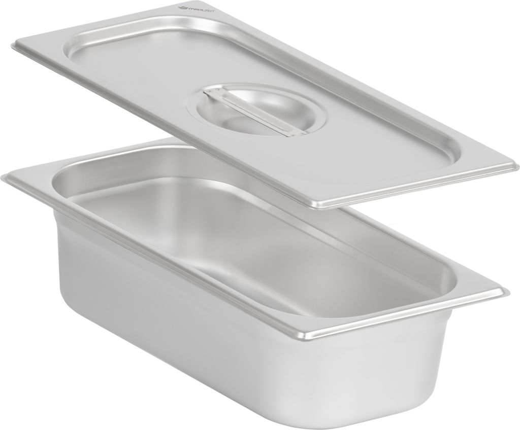 Nádoba na jídlo GN 1/3 s víkem, výška 100 mm, ohřívací Obrázek produktu 
