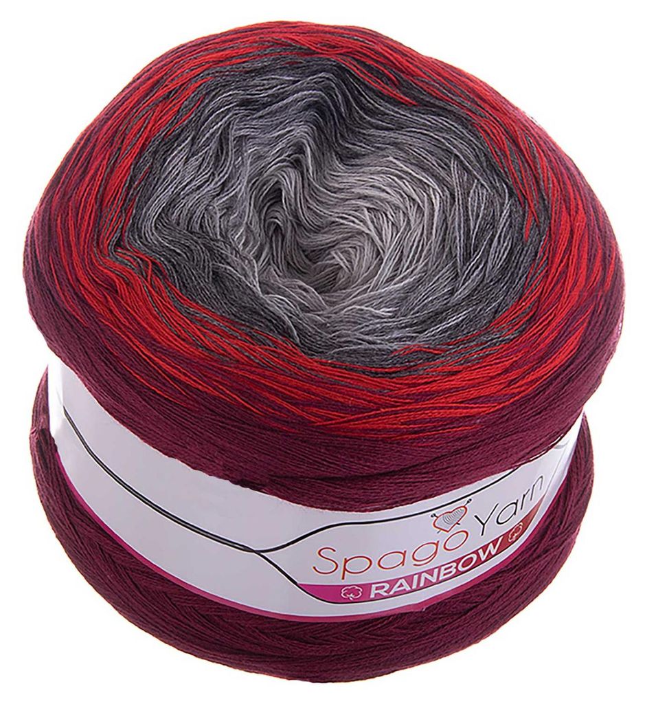 250g Farbverlaufsgarn Rainbow Vulkan