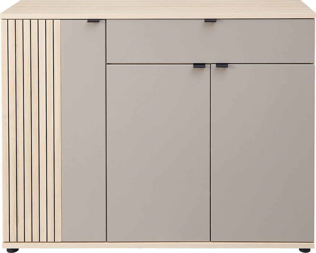 Schuhschrank HARPER ILMINSTER BHT 133x103x38 cm grau Schuhkipper Schuhkommode