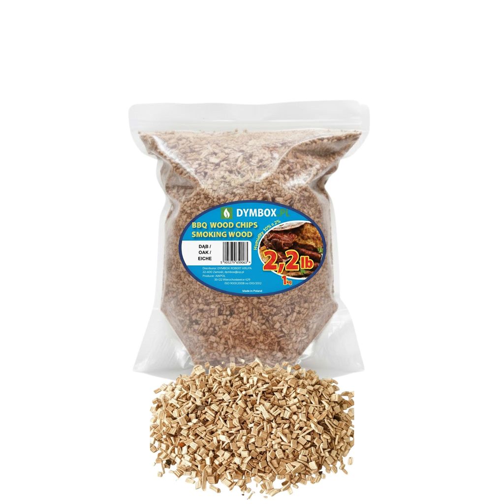 Dymbox | Udírenské štěpky - Dub - 1 kg - Směs pro Obrázek produktu 