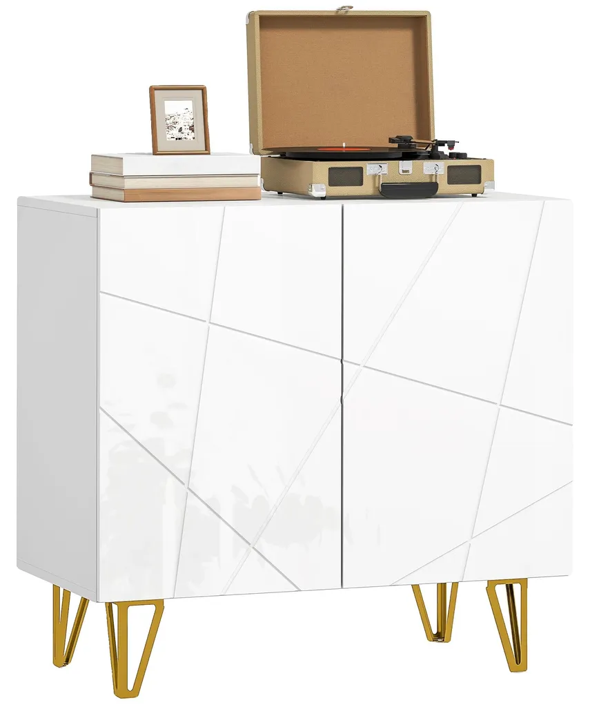 Meuble d'entrée pour petit espace blanc et rangement ajustable design