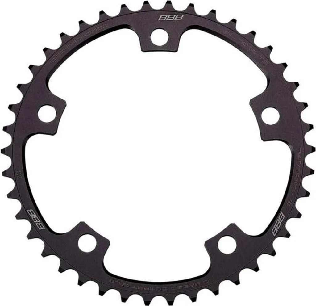 BBB Cycling Plateau RoadGear 42T 130 mm Anthracite pour Vélo de Route