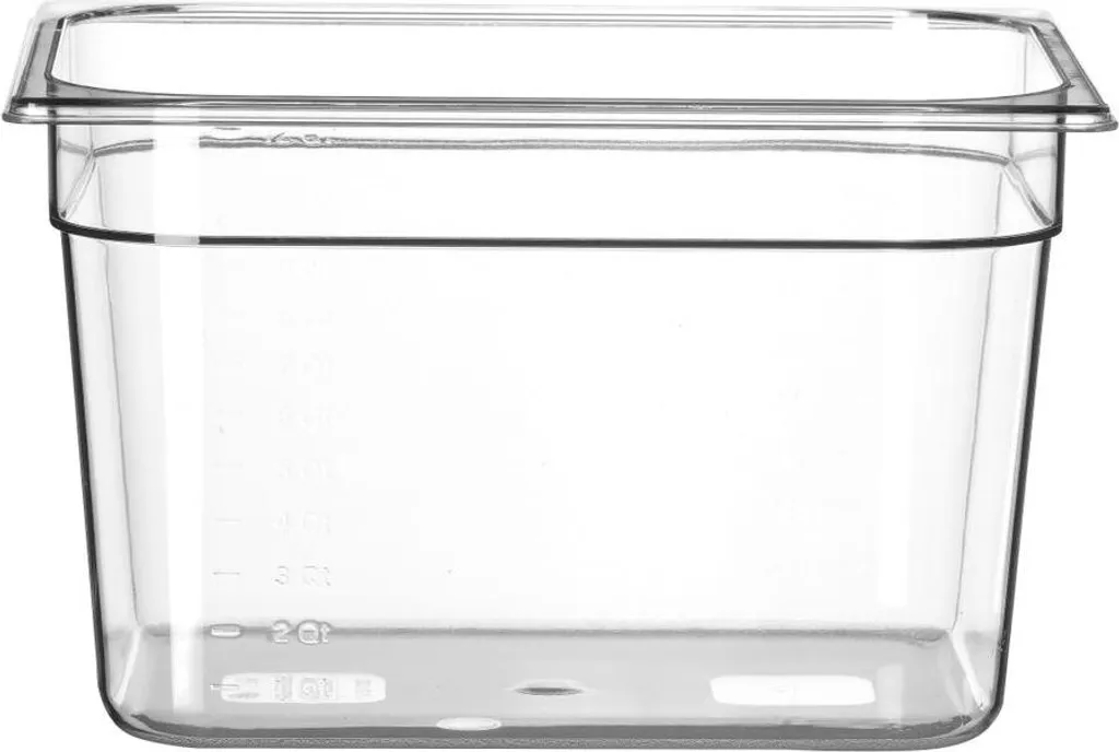 HENDI Contenitore gastronorm 1/2, Profi Line, GN 1/2, 6,5L, trasparente, 325x265x(H)100mm - 7