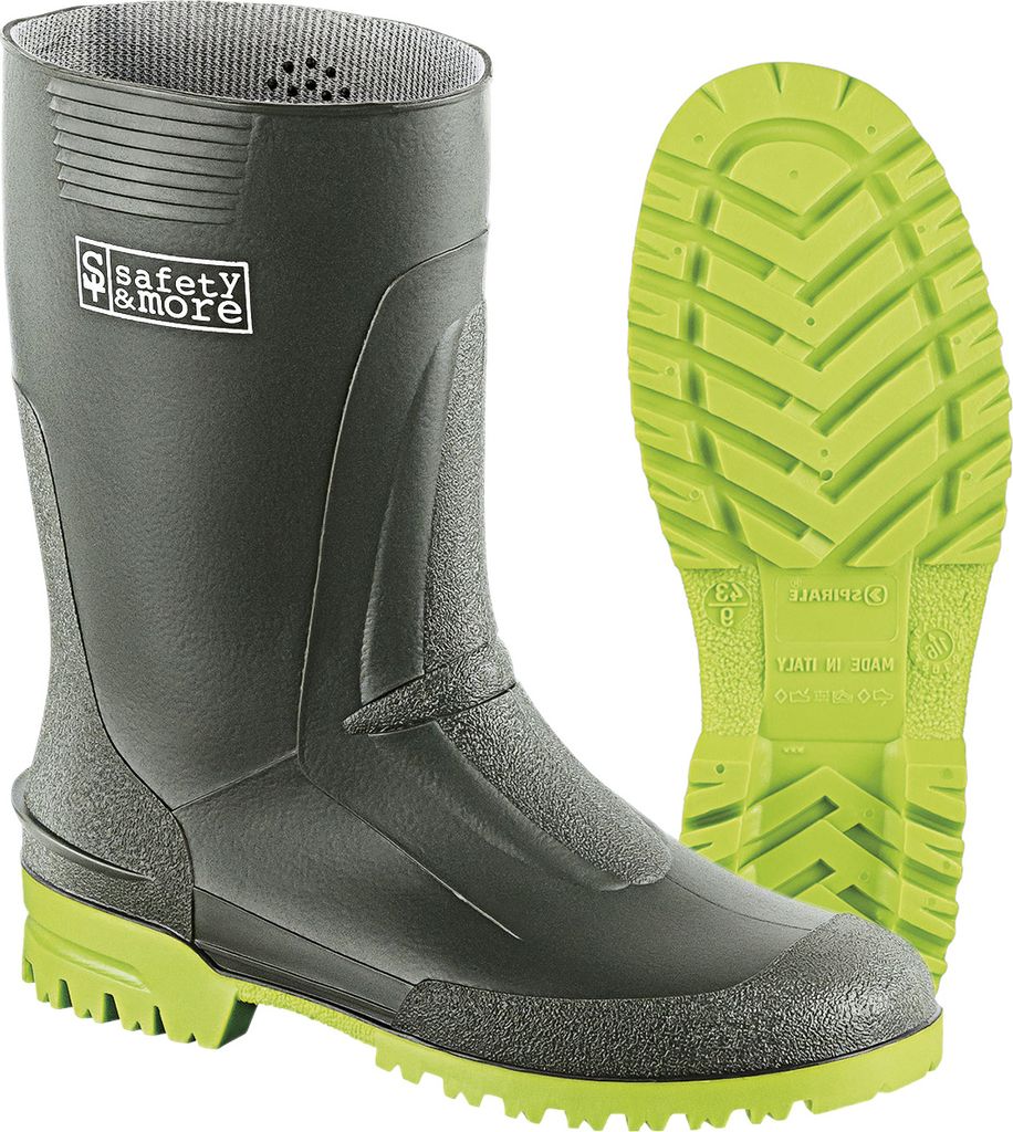 safety & more PVC-Stiefel MEGA, oliv/grün, Gr. 46