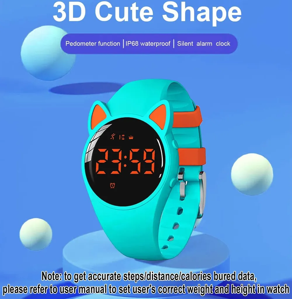 Orologio Contapassi Bambini Senza App | Batteria 20 Giorni Impermeabile - 3