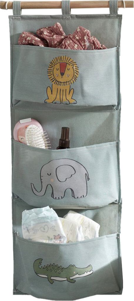 Závesný organizér na hračky KRÁĽ DŽUNGLE, 80 x 30 cm Obrázok produktu 
